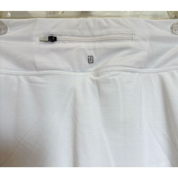 IDEOLOGY- NWT - L Sz 3X Performance Flounce Skort/Bright White/Built-In Shorts - Picture 7 of 12